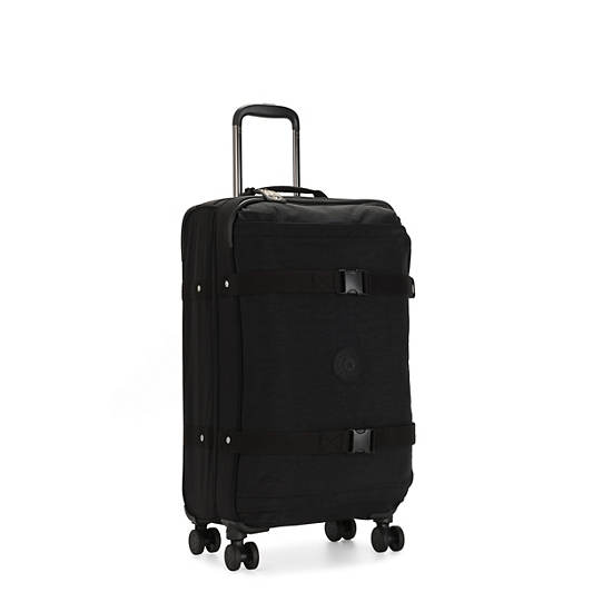 Black Kipling Spontaneous Medium Rolling Suitcases | 421836WOR