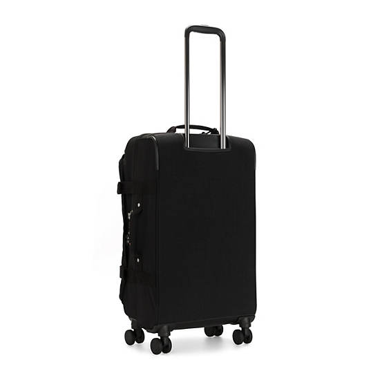 Black Kipling Spontaneous Medium Rolling Suitcases | 421836WOR