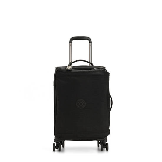 Black Kipling Spontaneous Small Rolling Suitcases | 052341BCQ