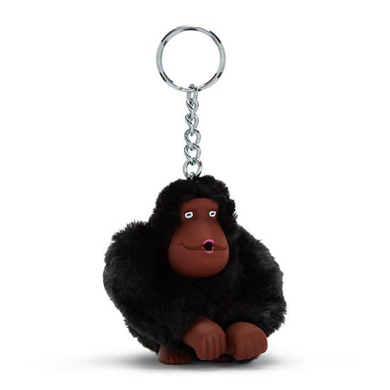 Black Kipling Sven Monkey Keychain Accessories | 817094FVT