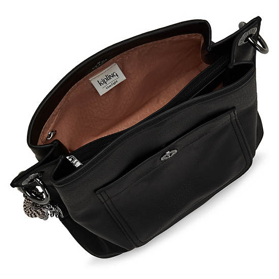 Black Kipling Thais Shoulder Bags | 824379WLB