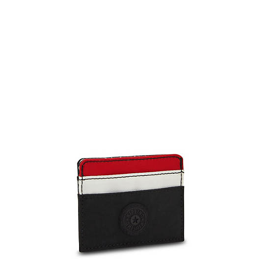 Black Red Kipling Cardy Card Holder Accessories | 327084IBO