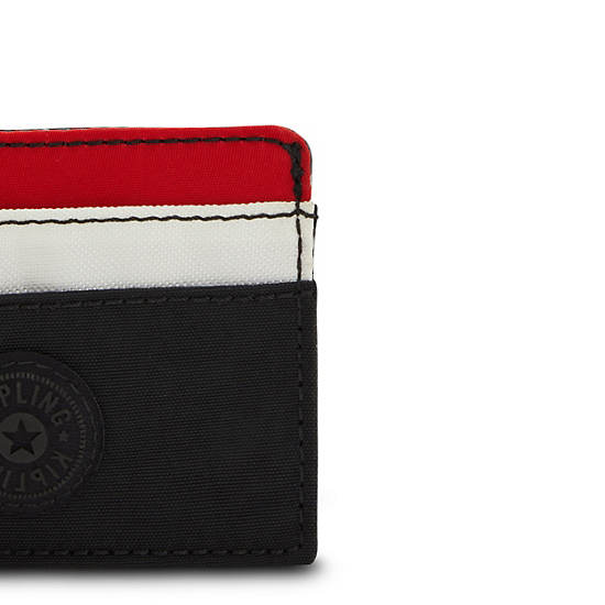 Black Red Kipling Cardy Card Holder Accessories | 327084IBO