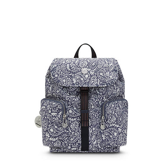 Black / White Kipling Anto Woodstock Backpacks | 129368HBQ