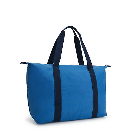 Blue Kipling Art Medium Lite Tote Bags | 753160XNF