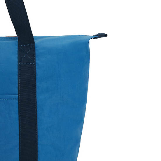 Blue Kipling Art Medium Lite Tote Bags | 753160XNF