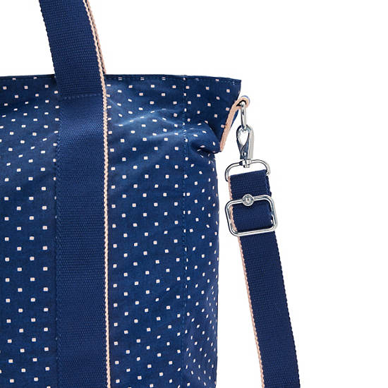 Blue Kipling Asseni Printed Tote Bags | 734629AIG