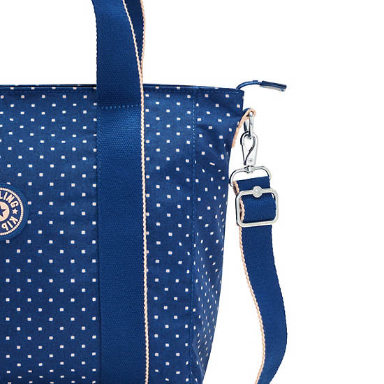 Blue Kipling Asseni Small Printed Tote Bags | 345289ZBT