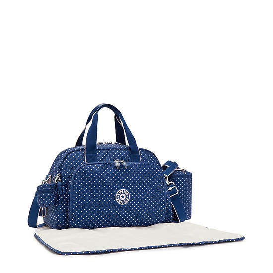 Blue Kipling Camama Classic Printed Diaper Bags | 123947PSV