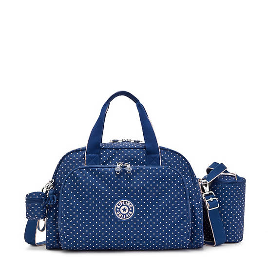 Blue Kipling Camama Classic Printed Diaper Bags | 123947PSV