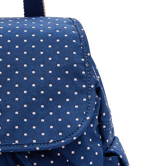 Blue Kipling City Pack Mini Printed Backpacks | 416953GVF