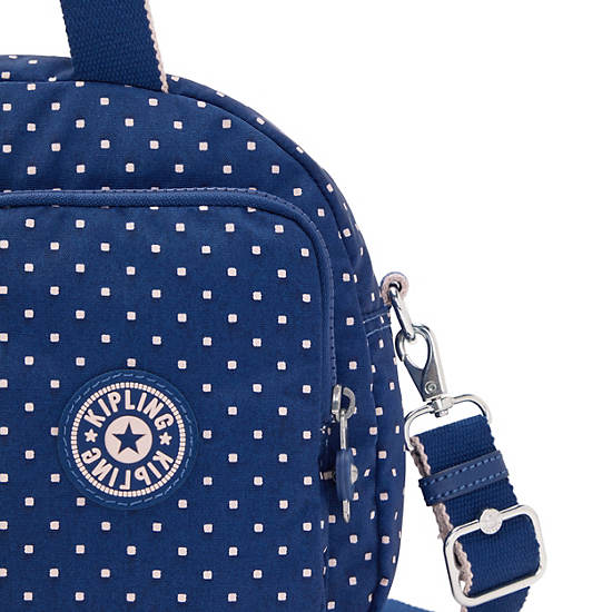 Blue Kipling Cool Defea Classic Printed Shoulder Bags | 590478AMQ