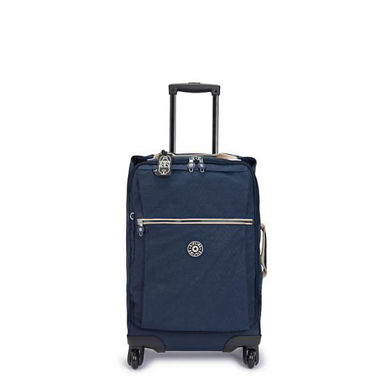 Blue Kipling Darcey Small Printed Carry-On Rolling Suitcases | 301972RLS