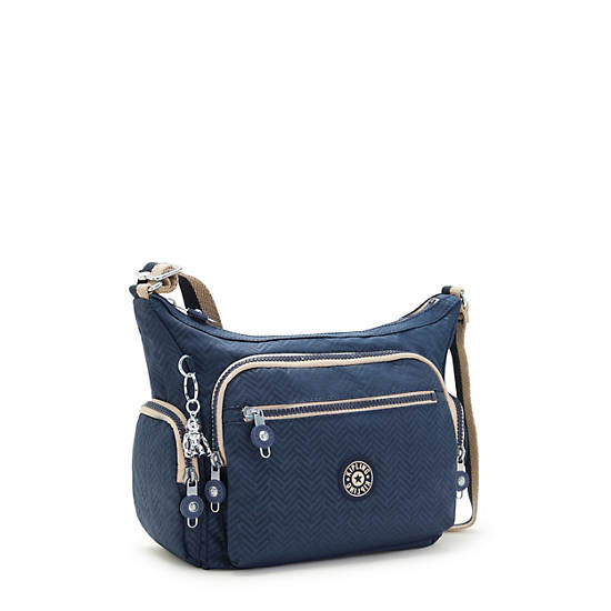 Blue Kipling Gabbie Small Printed Crossbody Bags | 913678WRZ