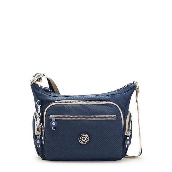 Blue Kipling Gabbie Small Printed Crossbody Bags | 913678WRZ