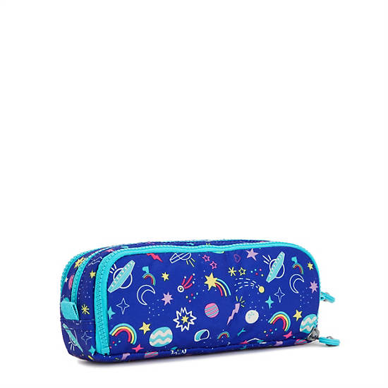 Blue Kipling Gitroy Printed Pencil Bags | 705416BHG