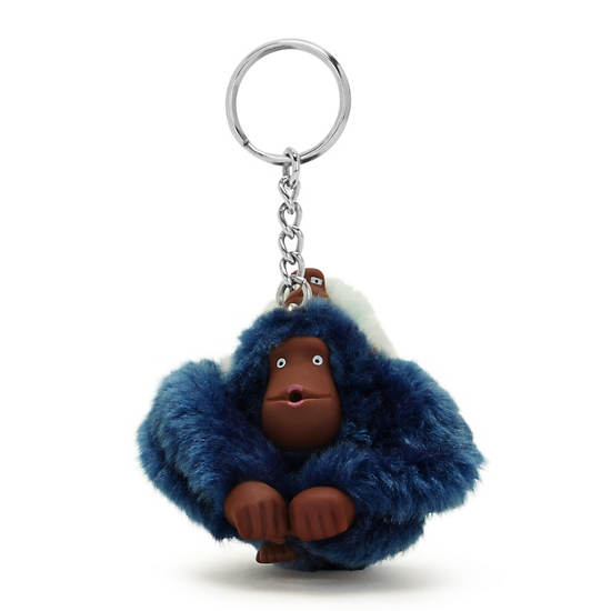 Blue Kipling Mom And Baby Fashion Sven Monkey Keychain Accessories | 817340RWZ