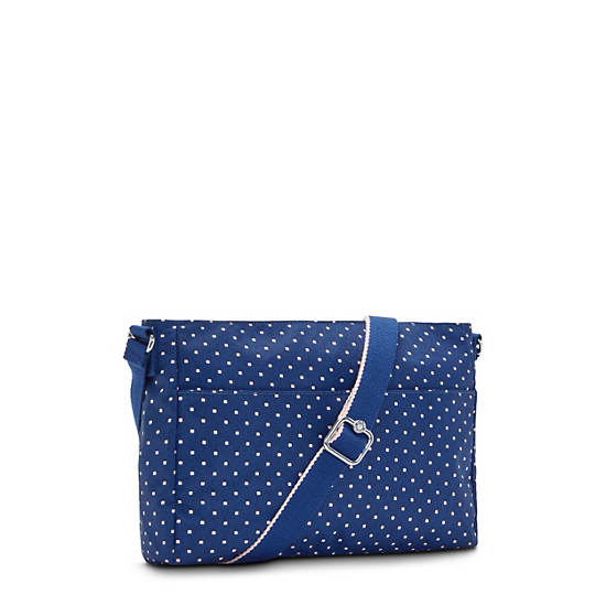 Blue Kipling New Angie Printed Crossbody Bags | 246189HEU