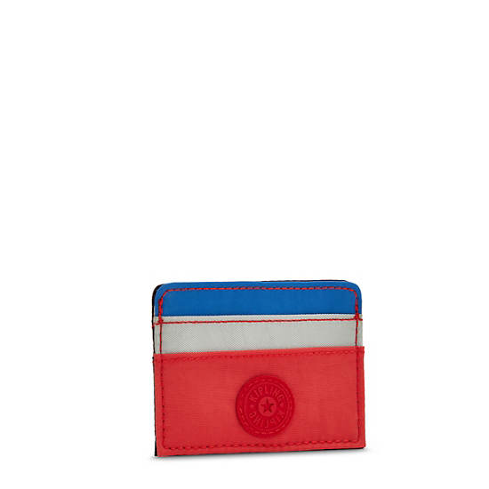 Blue Red Kipling Cardy Card Holder Accessories | 704893DEM