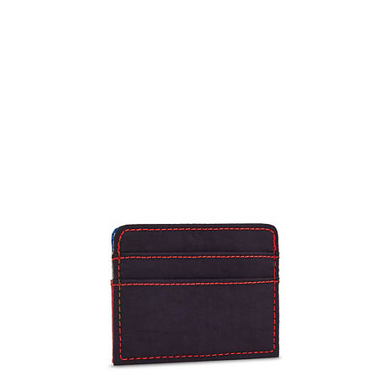 Blue Red Kipling Cardy Card Holder Accessories | 704893DEM