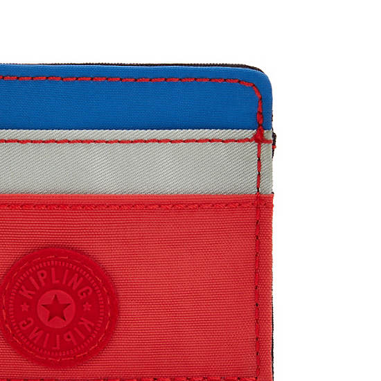 Blue Red Kipling Cardy Card Holder Accessories | 704893DEM