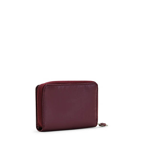 Burgundy Kipling Money Love Metallic Small Accessories | 584127TGM