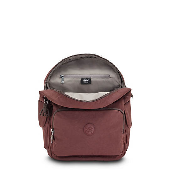 Claret Kipling City Pack Backpacks | 628517KVH