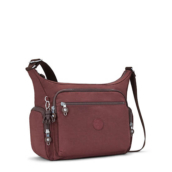 Claret Kipling Gabbie Crossbody Bags | 697814DML