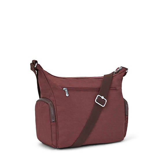 Claret Kipling Gabbie Crossbody Bags | 697814DML