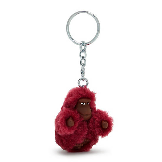 Claret Kipling Sven Extra Small Fashion Monkey Keychain Accessories | 692308CUD