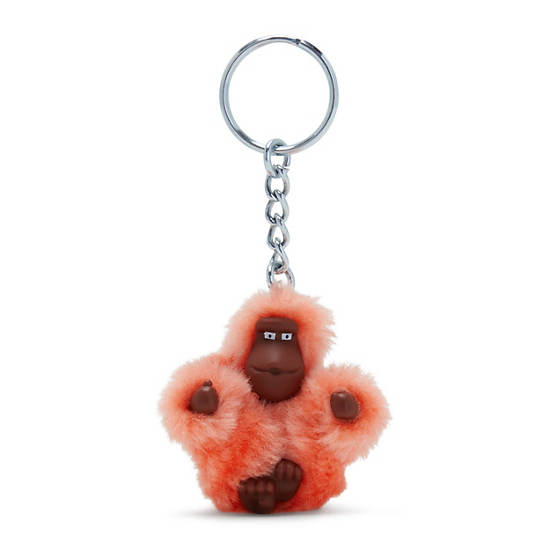 Coral Kipling Sven Extra Small Monkey Keychain Accessories | 715694PHM