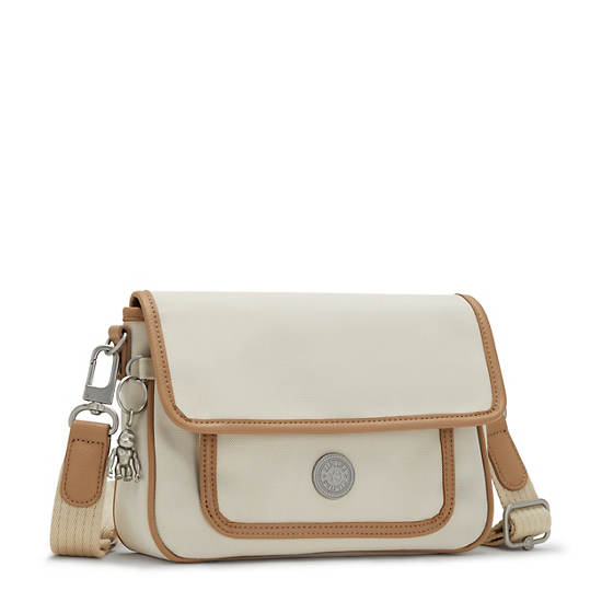 Cream Kipling Inaki Crossbody Handbag | 958204ZJR