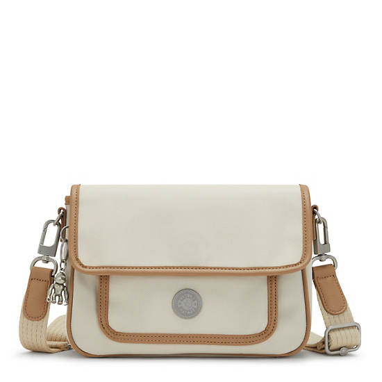 Cream Kipling Inaki Crossbody Handbag | 958204ZJR