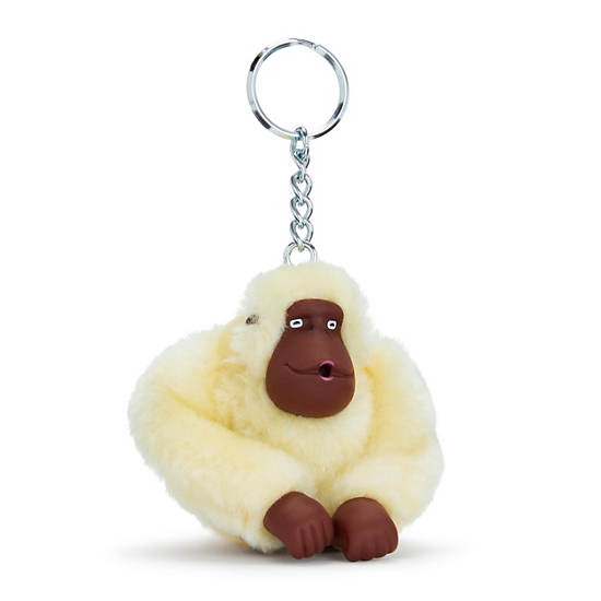 Cream Kipling Sven Monkey Keychain Accessories | 653941YIL