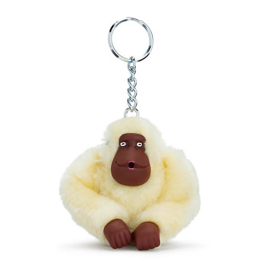 Cream Kipling Sven Monkey Keychain Accessories | 653941YIL