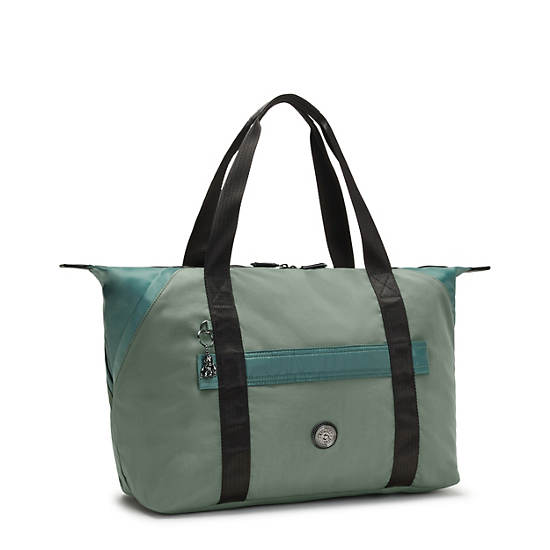 Green Kipling Art Medium Fashion Tote Bags | 125349RXY