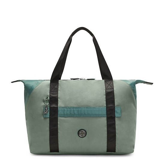 Green Kipling Art Medium Fashion Tote Bags | 125349RXY