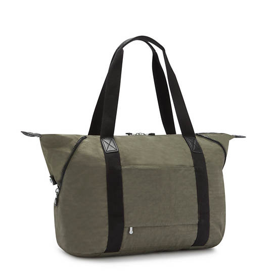 Green Kipling Art Medium Tote Bags | 268701SDE