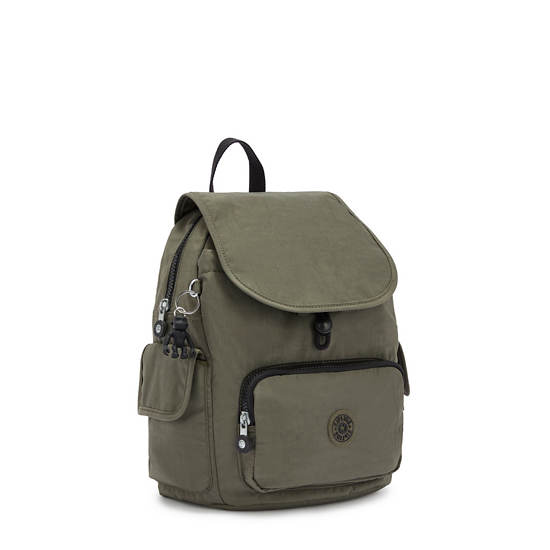 Green Kipling City Pack Small Backpacks | 750432INQ