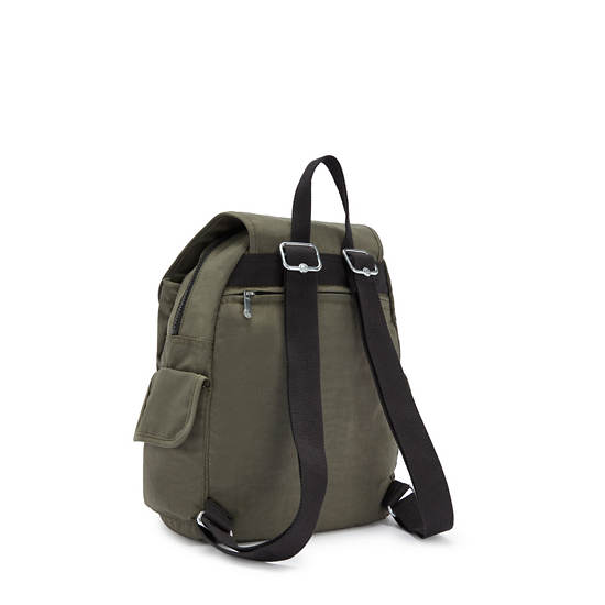 Green Kipling City Pack Small Backpacks | 750432INQ