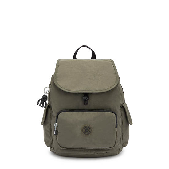 Green Kipling City Pack Small Backpacks | 750432INQ