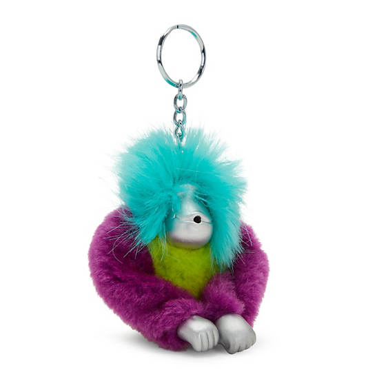 Green Kipling Fun Hair Sven Monkey Keychain Accessories | 430279VXM