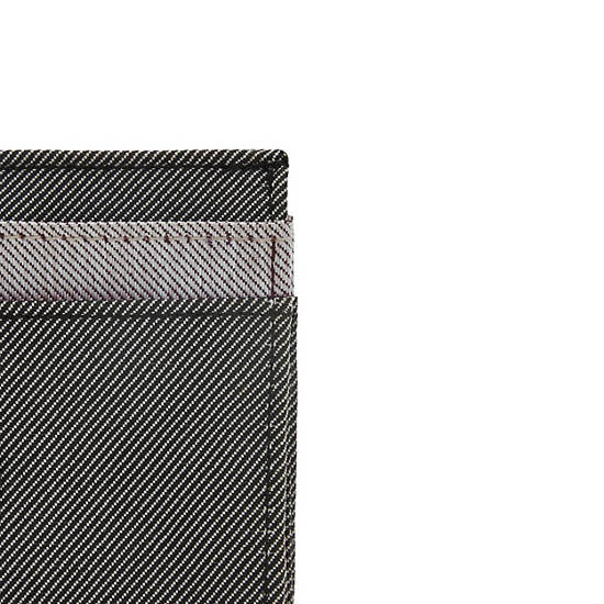 Grey Black Kipling Jonas Card Accessories | 965408LKW