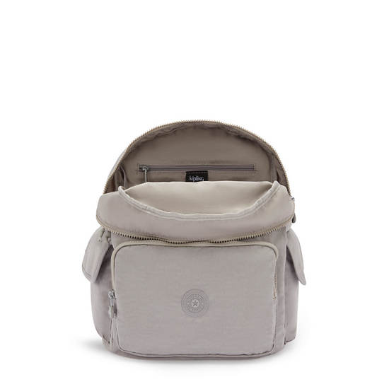 Grey Kipling City Pack Backpacks | 134802CYZ