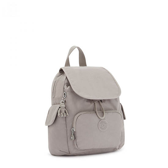 Grey Kipling City Pack Mini Backpacks | 614089LMK