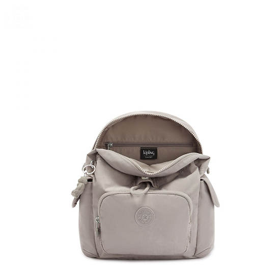 Grey Kipling City Pack Mini Backpacks | 614089LMK