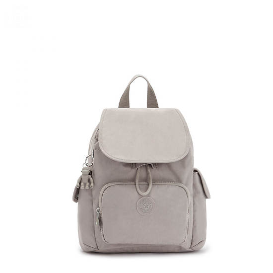 Grey Kipling City Pack Mini Backpacks | 614089LMK