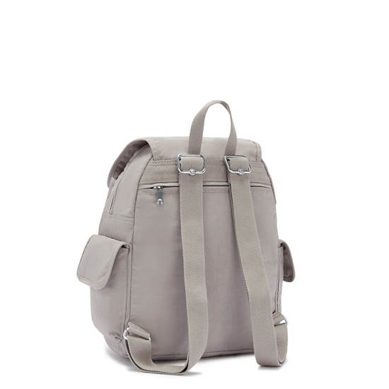 Grey Kipling City Pack Small Backpacks | 619827DFW