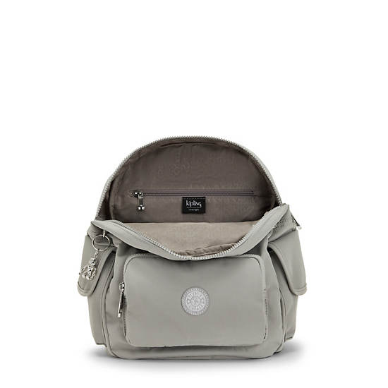 Grey Kipling City Pack Small Classic Backpacks | 912785WDI