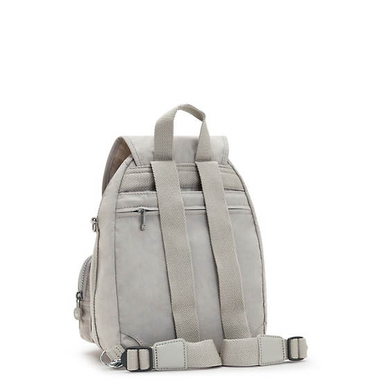 Grey Kipling Firefly Up Convertible Backpacks | 358649TDZ